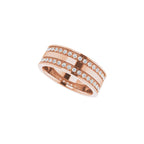 Double Row Accented Band