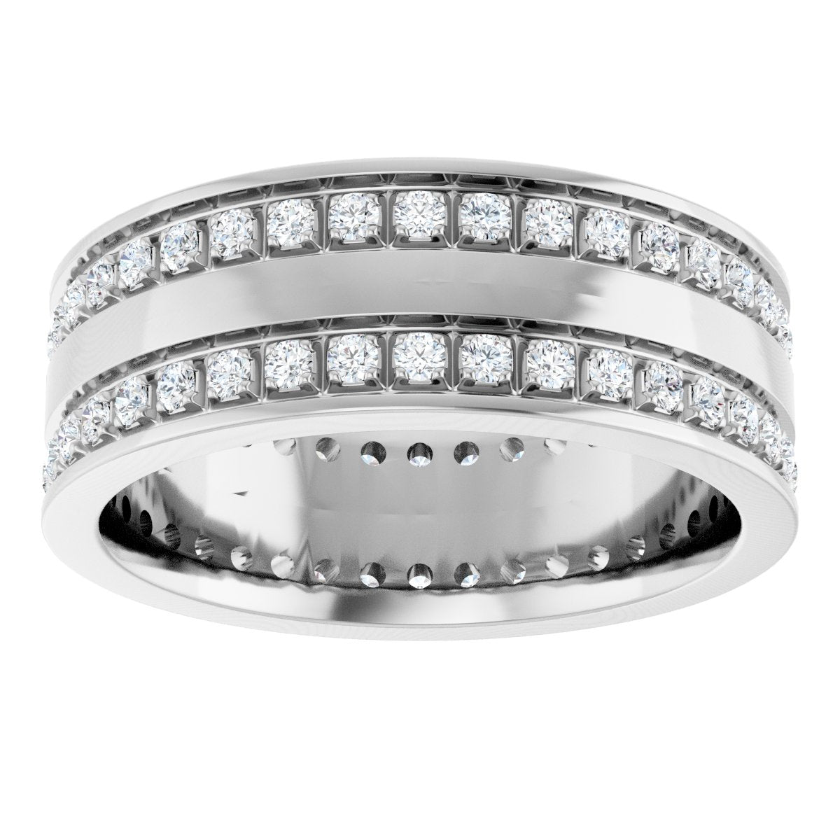 Double Row Accented Band
