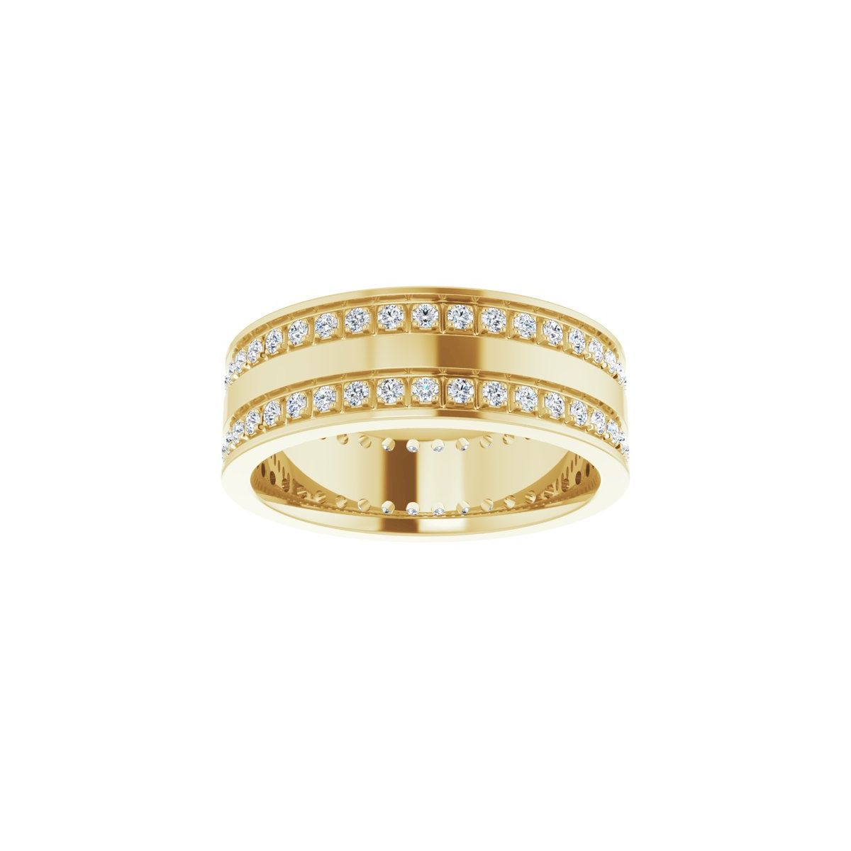 Double Row Accented Band