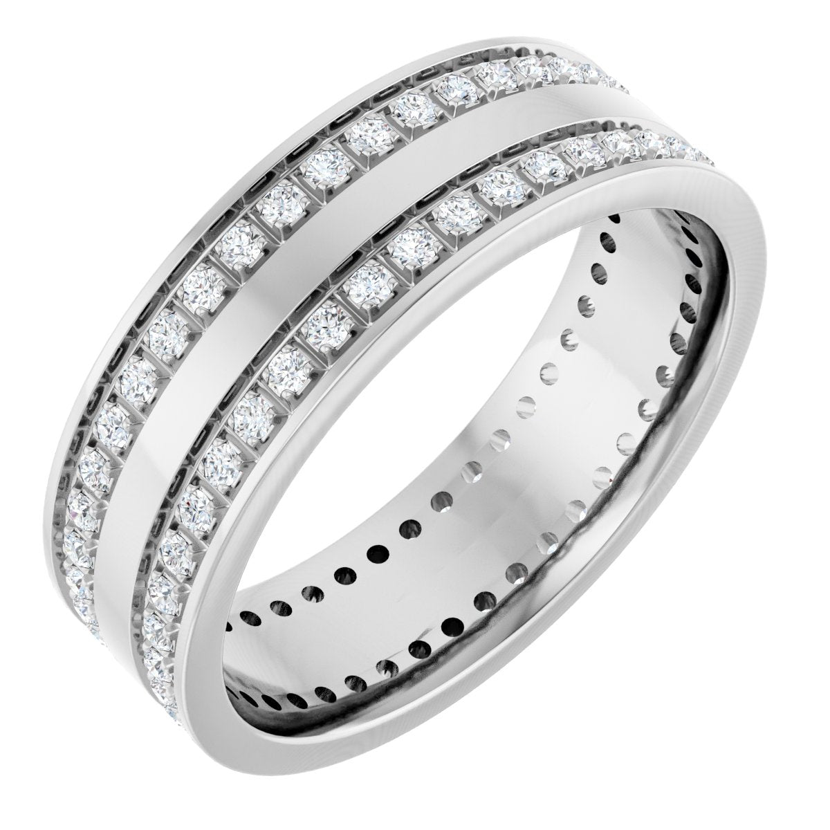 Double Row Accented Band