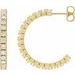 Accented Hoop Earrings