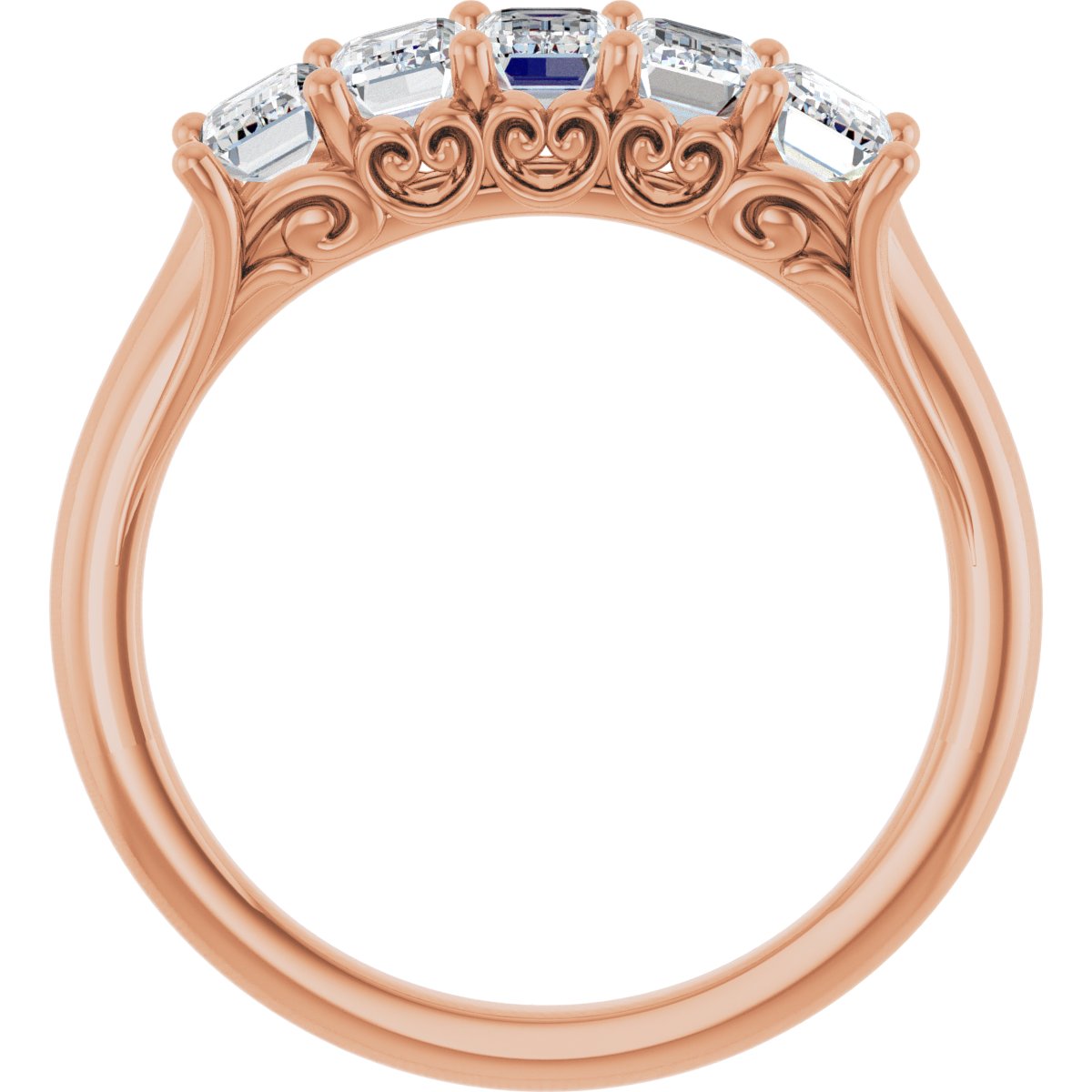 Five-Stone Anniversary Band