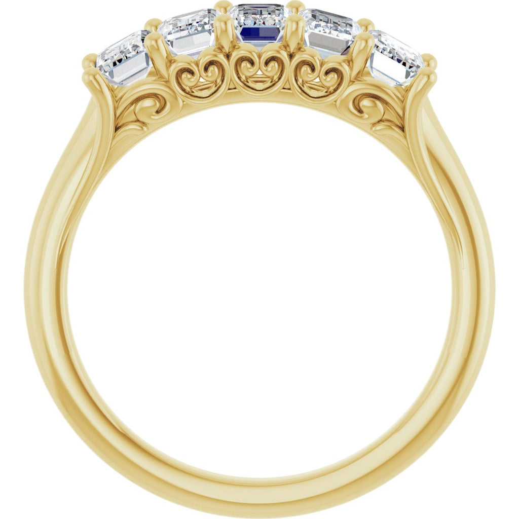 Five-Stone Anniversary Band