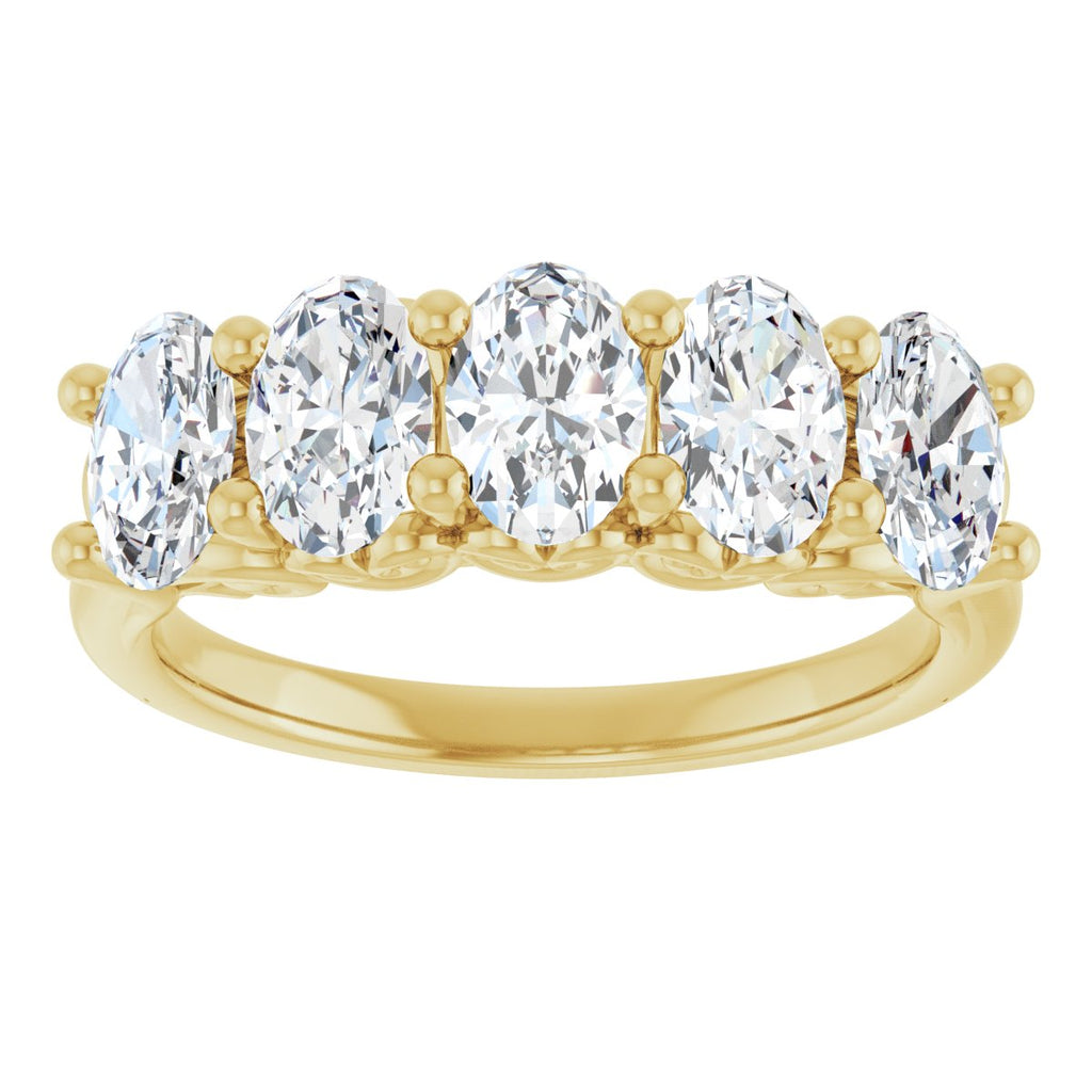 Five-Stone Anniversary Band