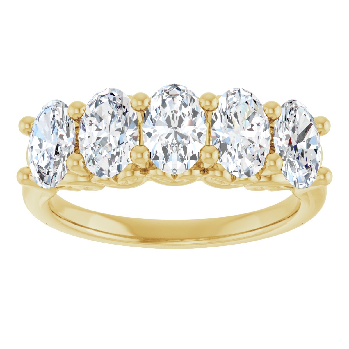 Five-Stone Anniversary Band