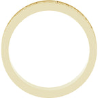 Milgrain Sculptural Flat Band