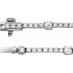 Lab-Grown Diamond Line Necklace