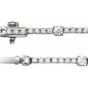 Lab-Grown Diamond Line Necklace
