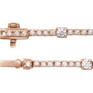 Lab-Grown Diamond Line Necklace