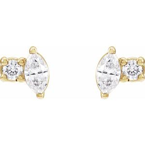 Accented Stud Earrings