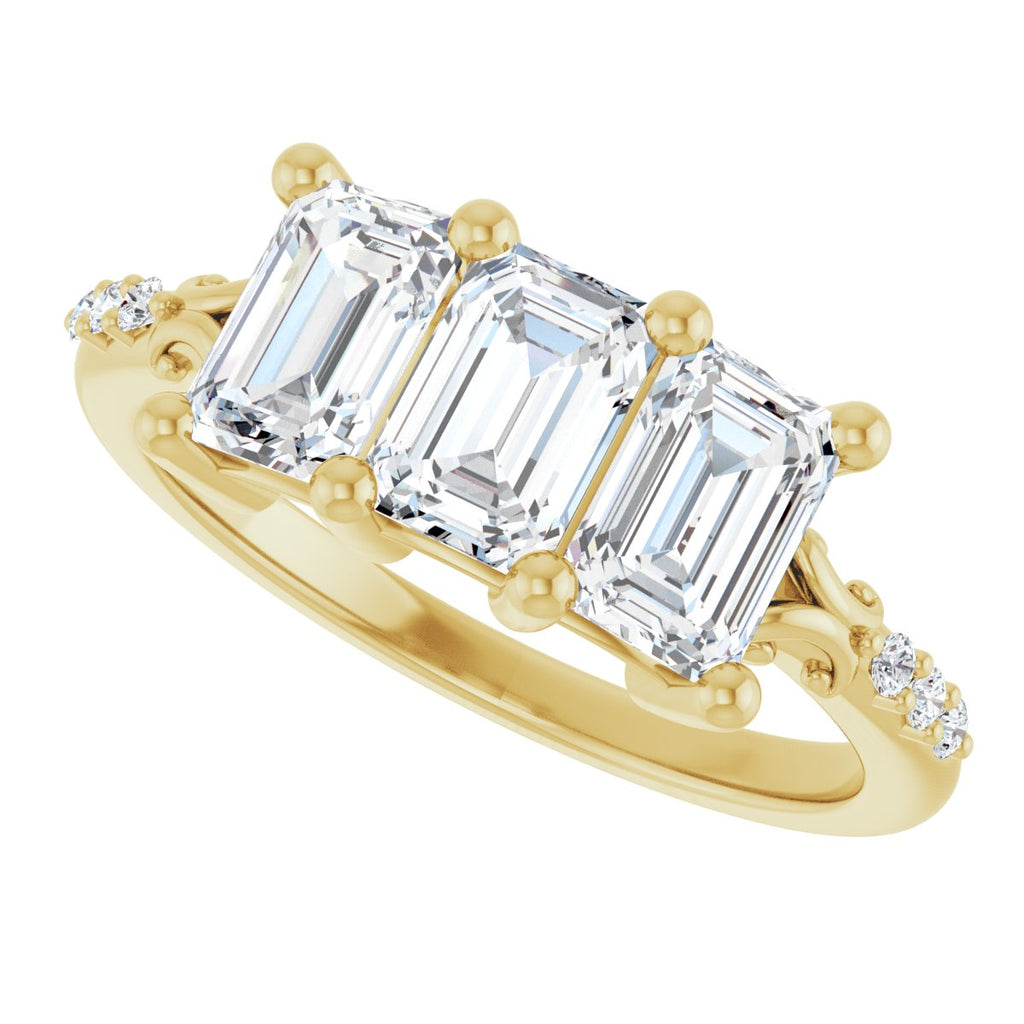 Three-Stone Anniversary Band