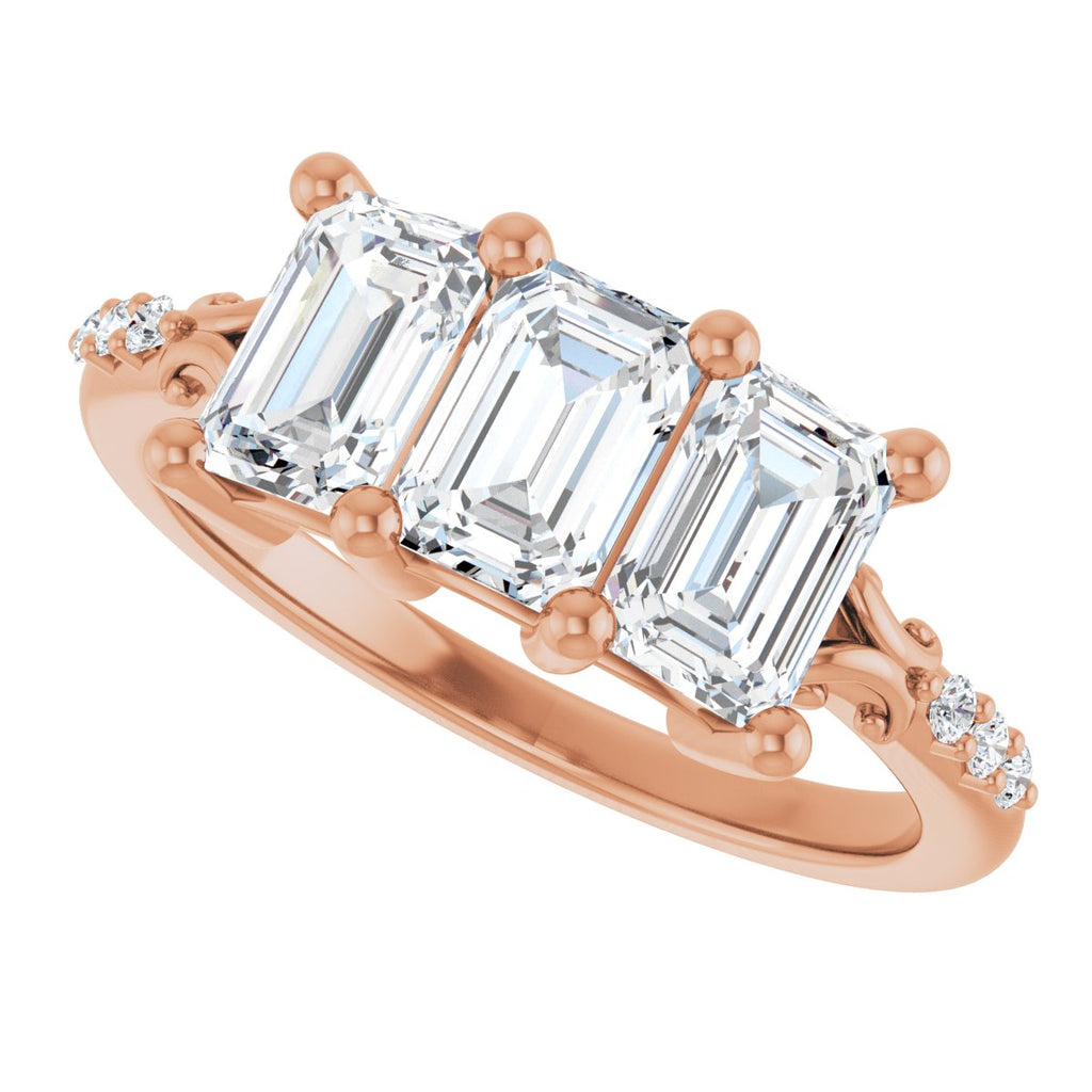 Three-Stone Anniversary Band