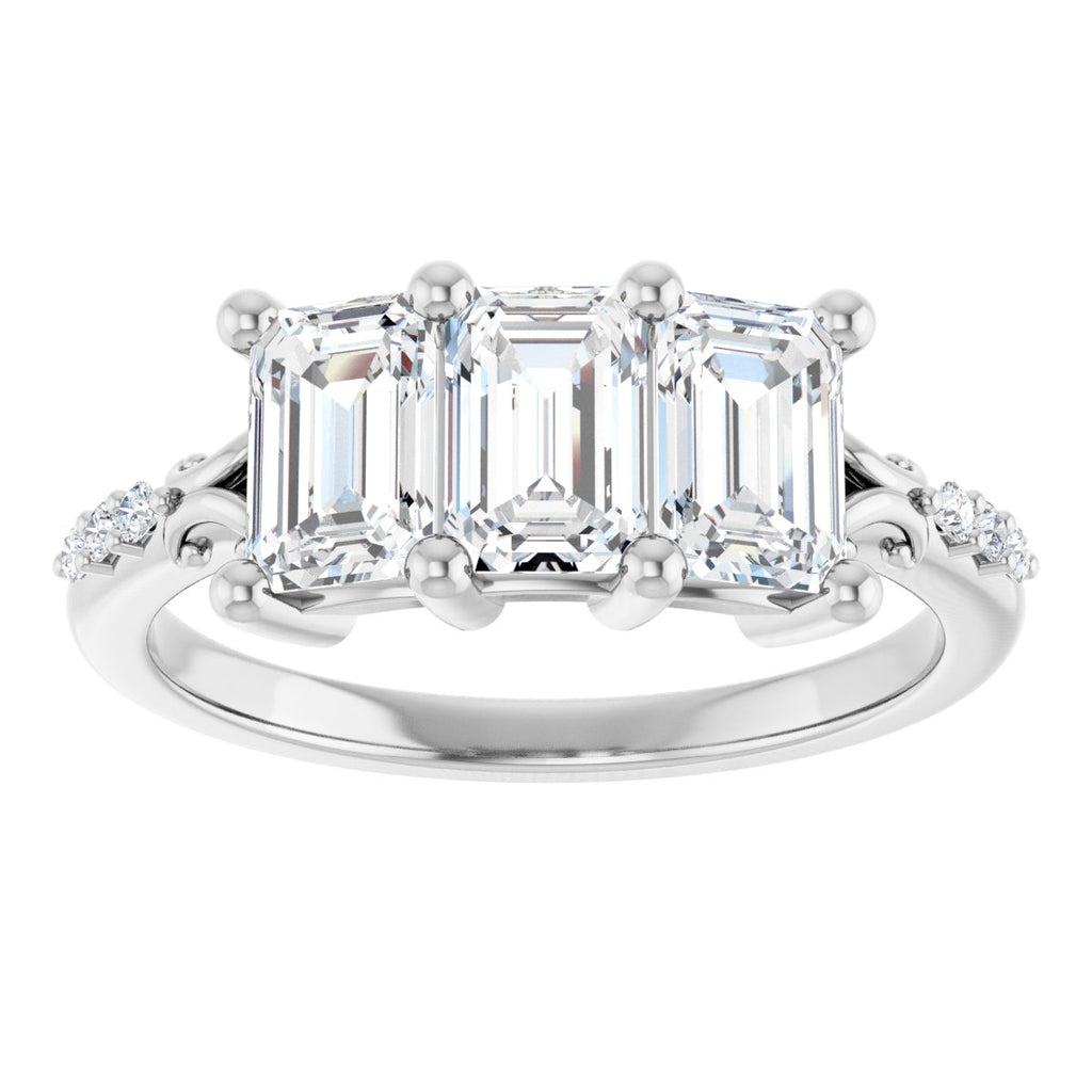 Three-Stone Anniversary Band