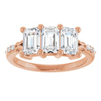 Three-Stone Anniversary Band
