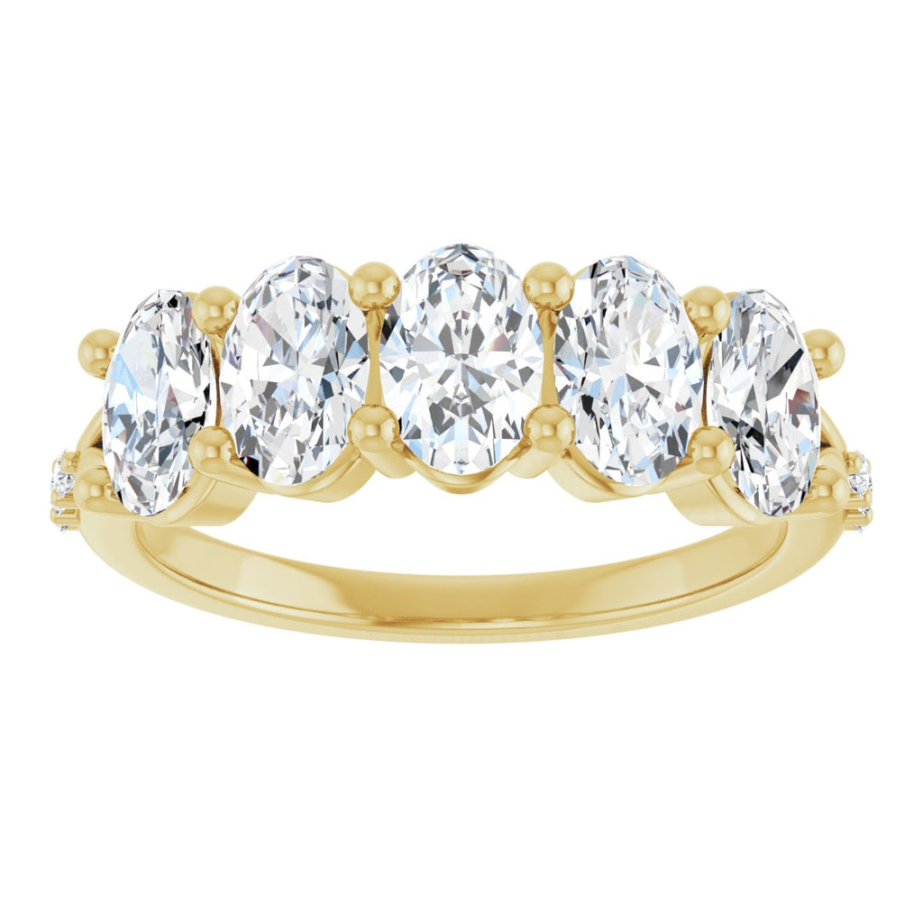 Five-Stone Anniversary Band