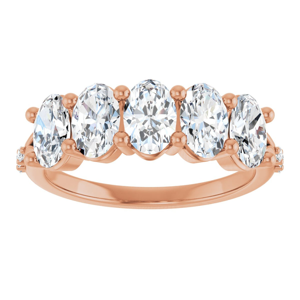 Five-Stone Anniversary Band