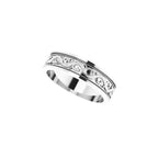 Milgrain Sculptural Flat Band