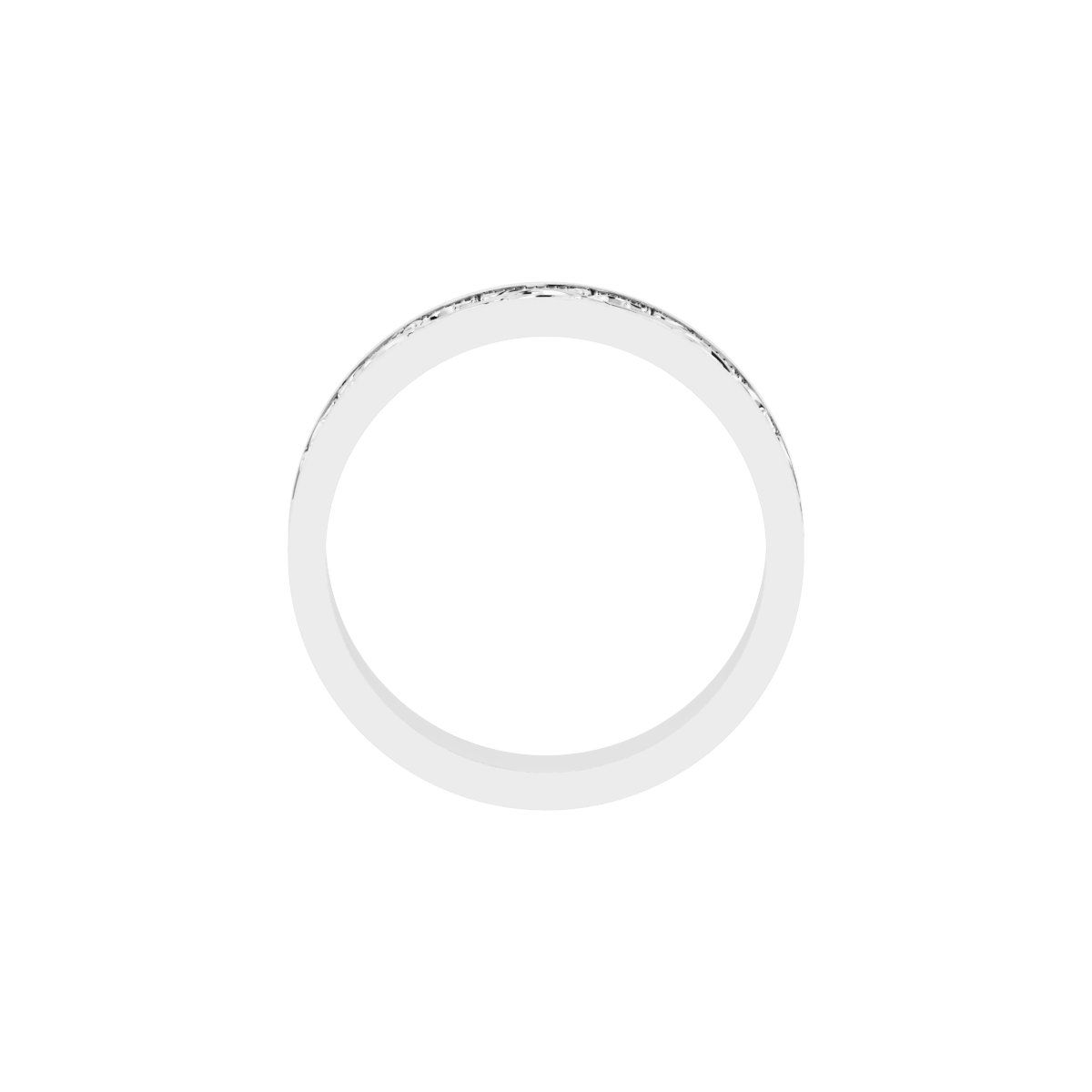 Milgrain Sculptural Flat Band