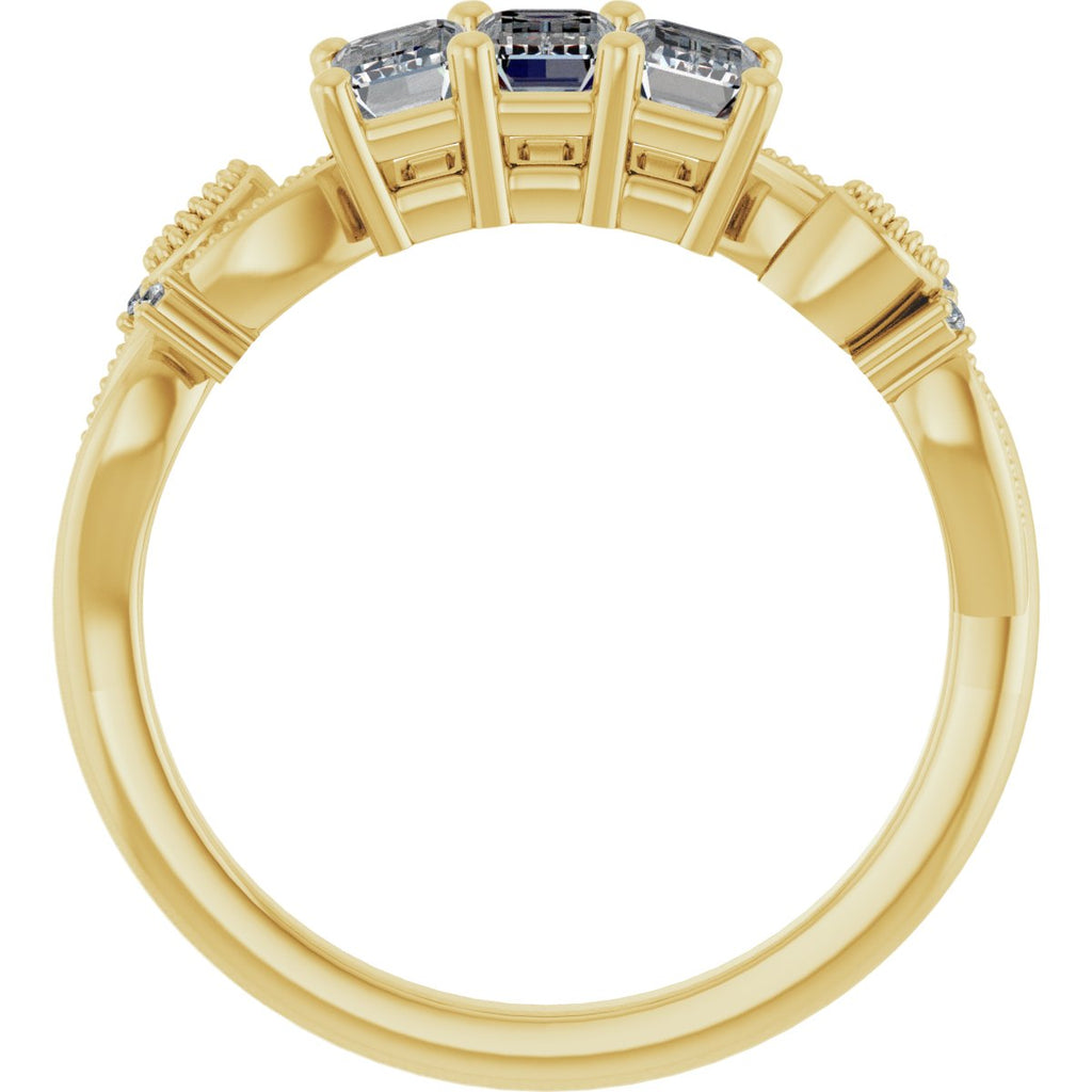 Three-Stone Anniversary Band