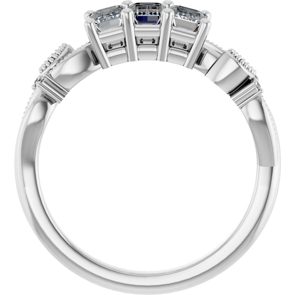 Three-Stone Anniversary Band