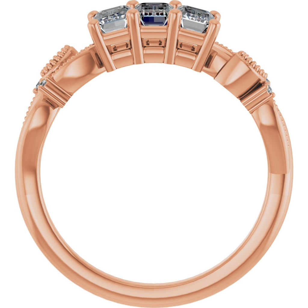 Three-Stone Anniversary Band
