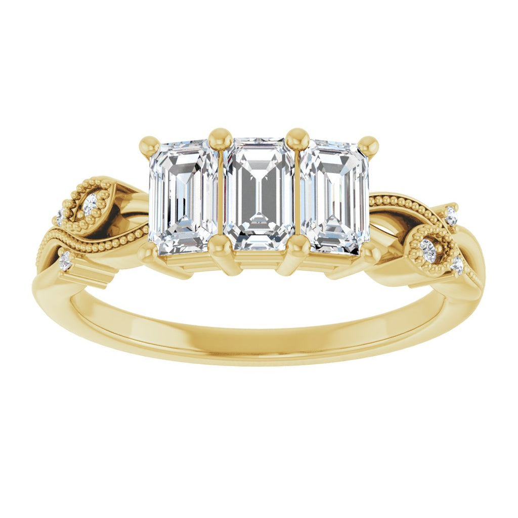 Three-Stone Anniversary Band