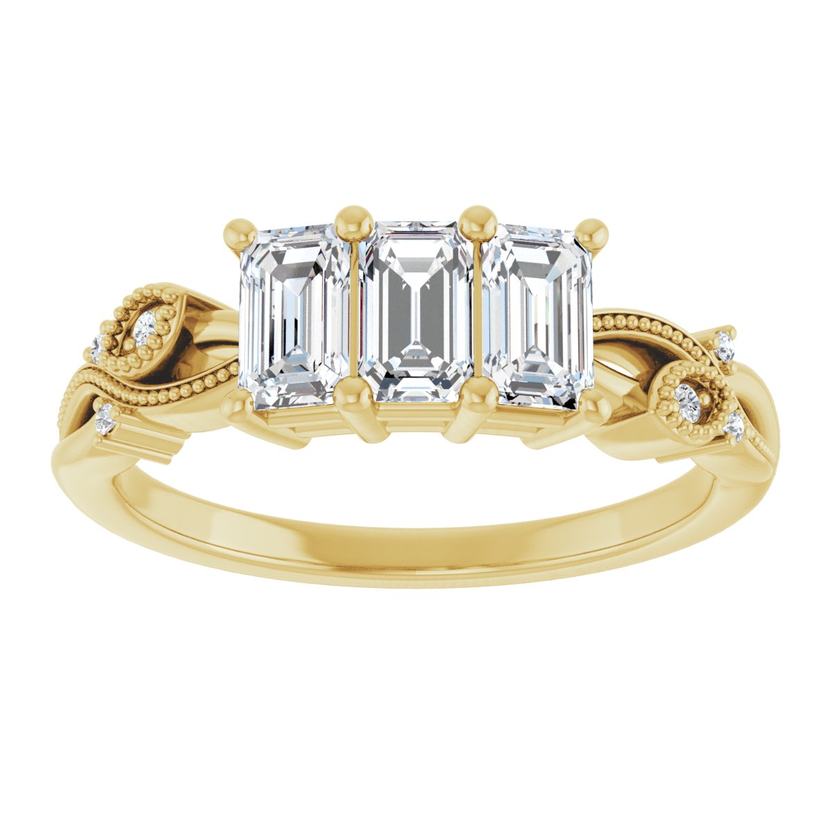 Three-Stone Anniversary Band
