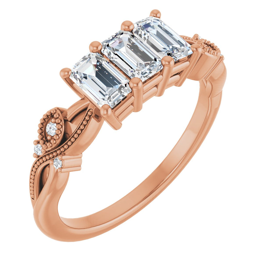Three-Stone Anniversary Band