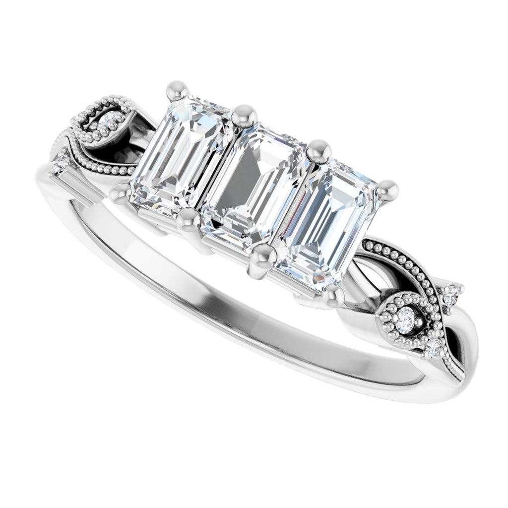 Three-Stone Anniversary Band