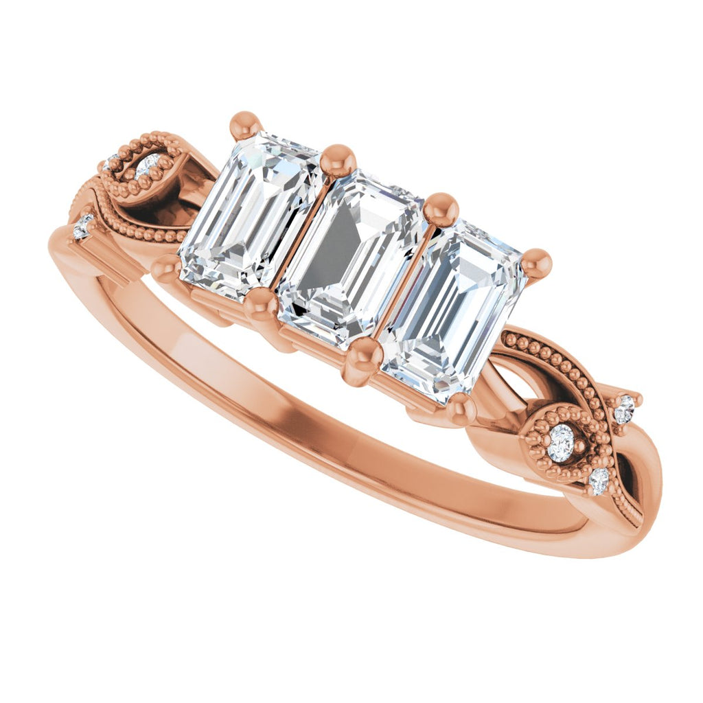 Three-Stone Anniversary Band