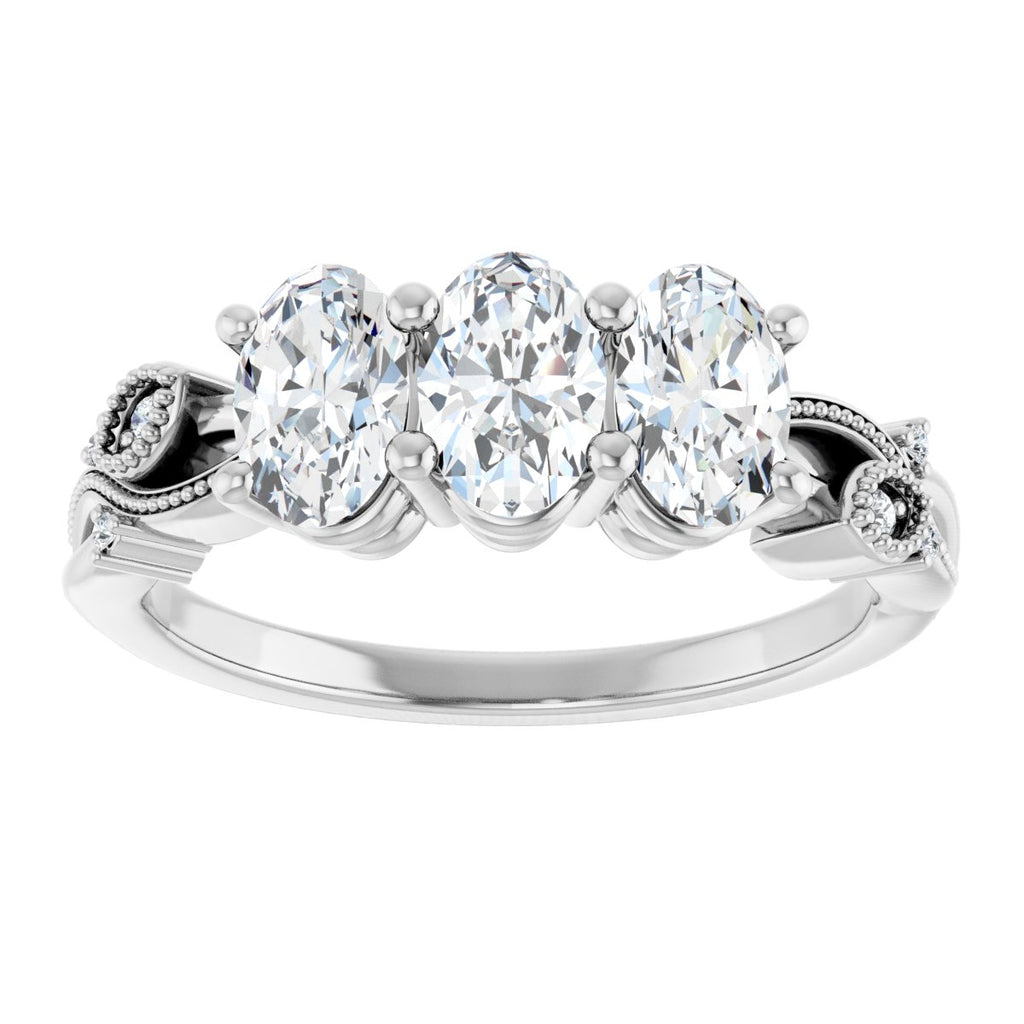 Three-Stone Anniversary Band