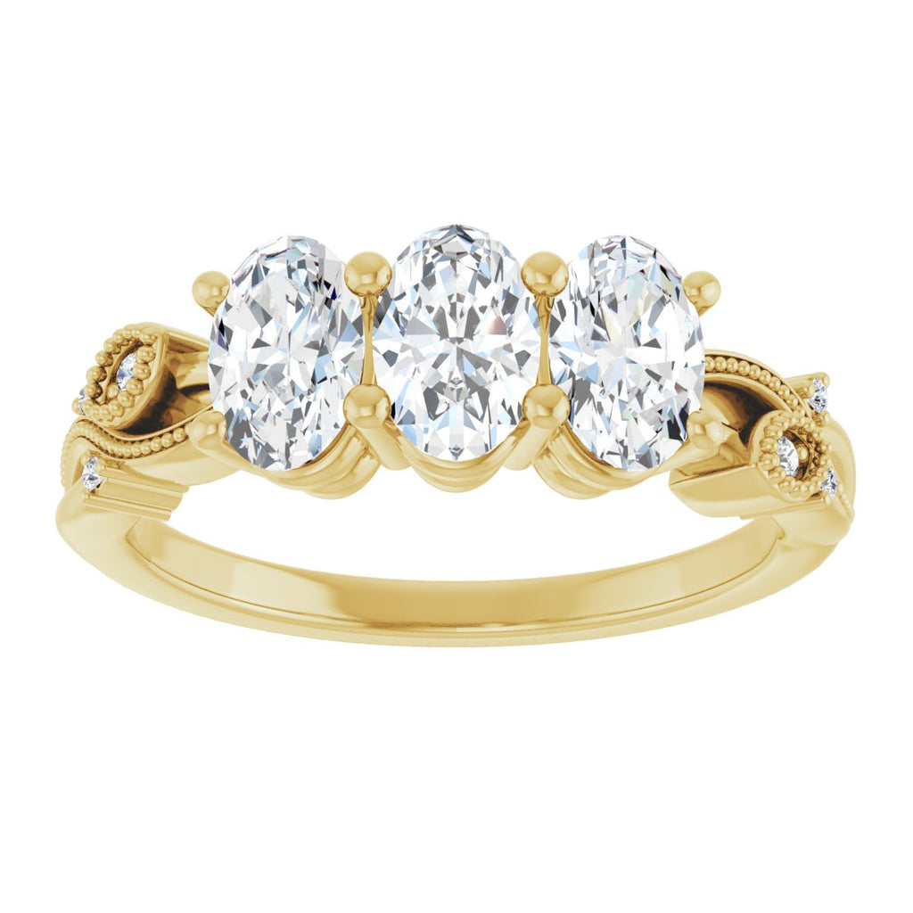 Three-Stone Anniversary Band