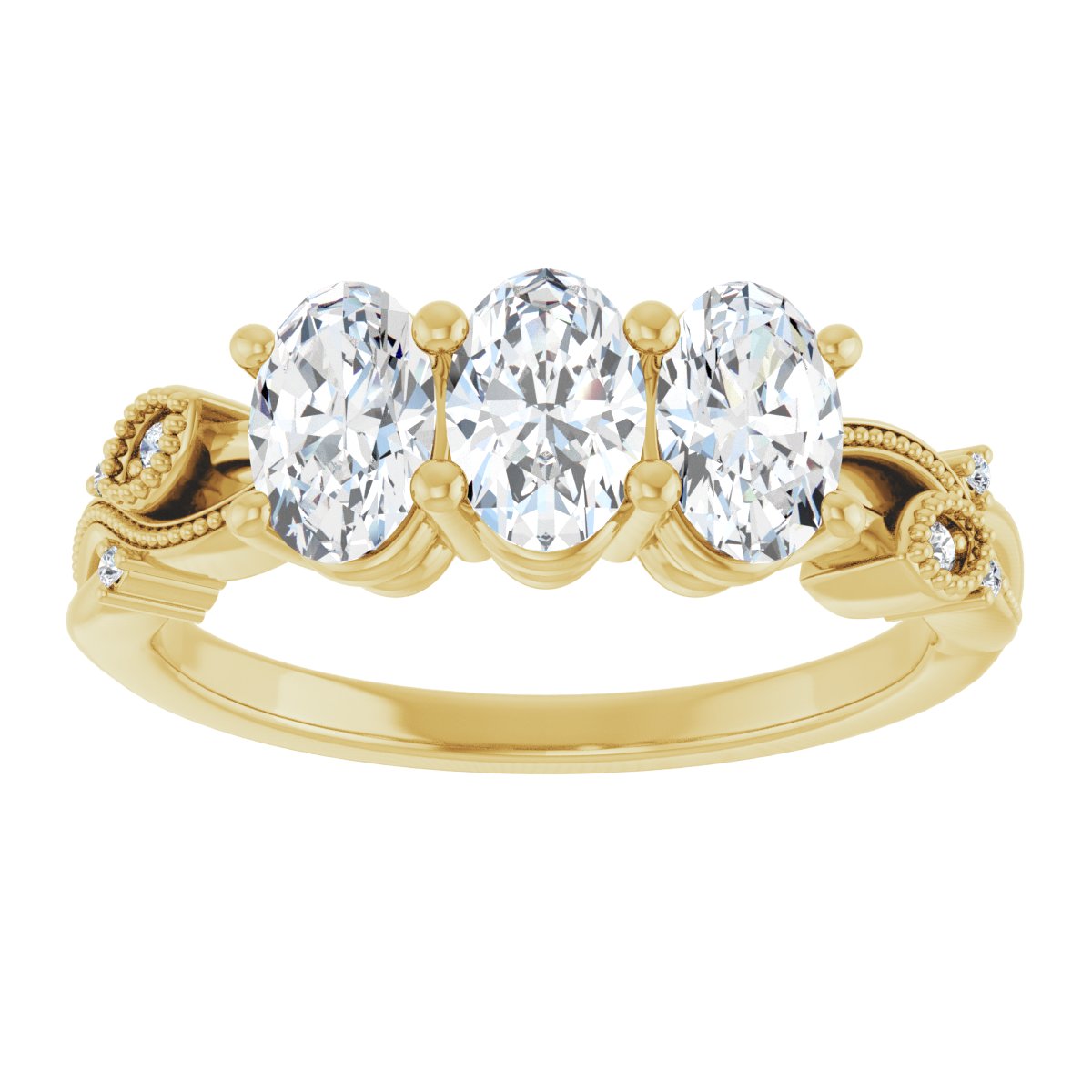 Three-Stone Anniversary Band