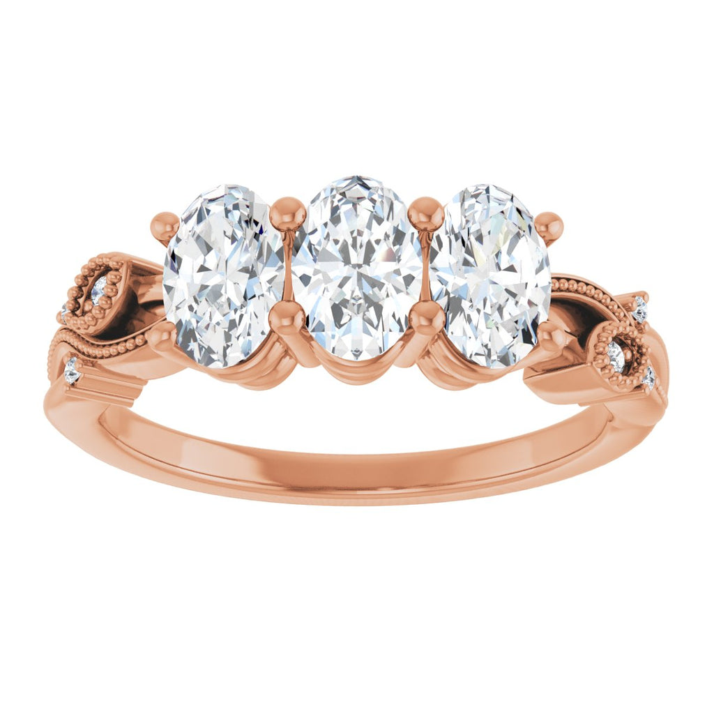 Three-Stone Anniversary Band