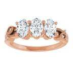 Three-Stone Anniversary Band