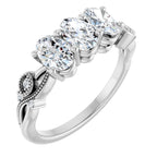 Three-Stone Anniversary Band