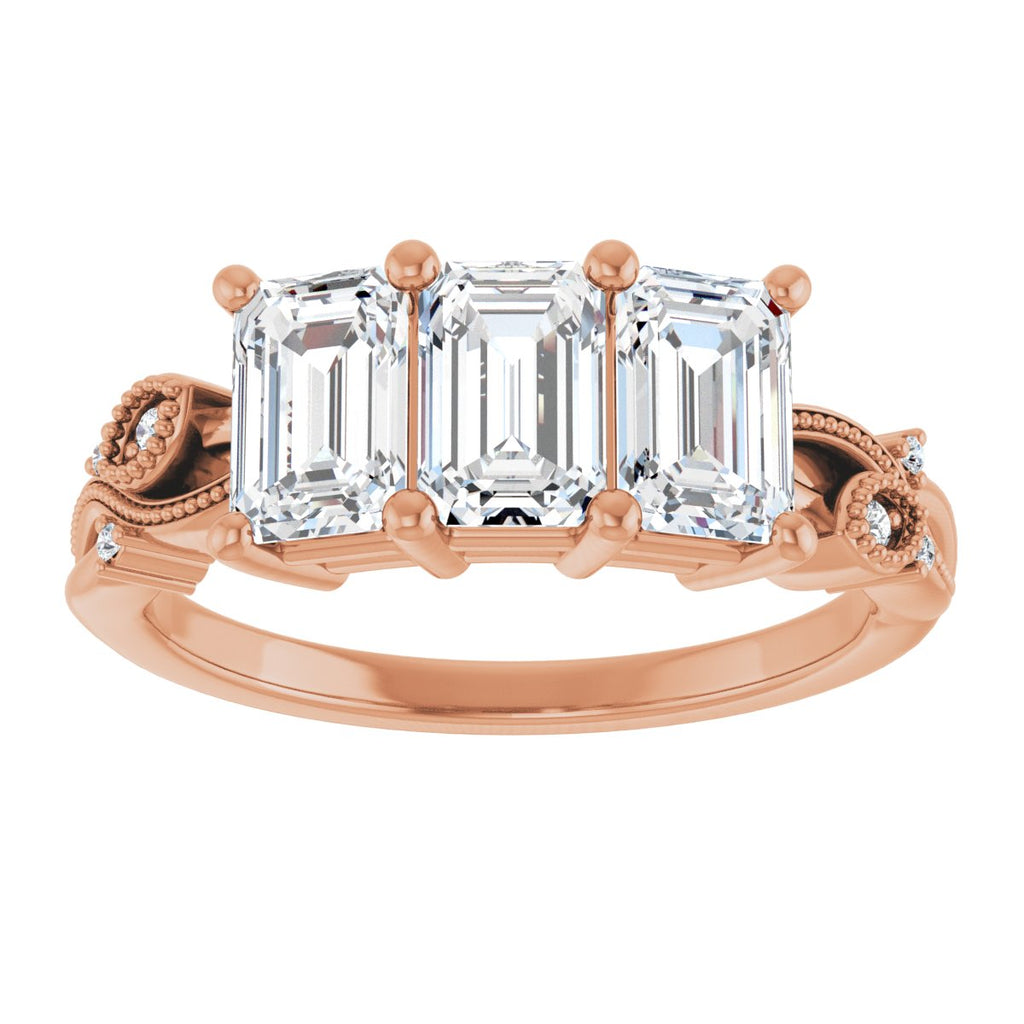 Three-Stone Anniversary Band