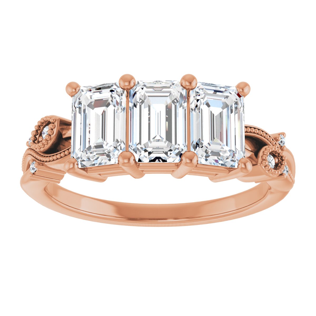 Three-Stone Anniversary Band