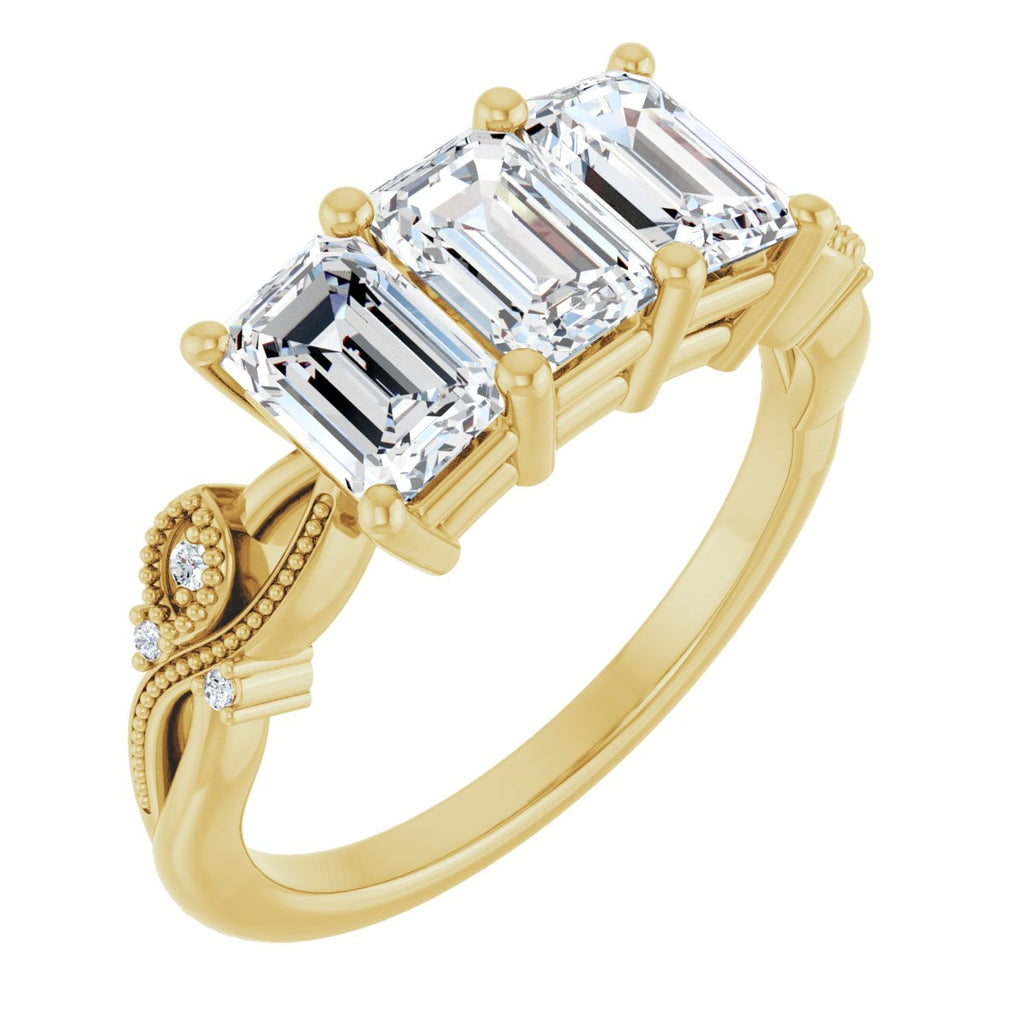 Three-Stone Anniversary Band