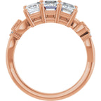 Three-Stone Anniversary Band
