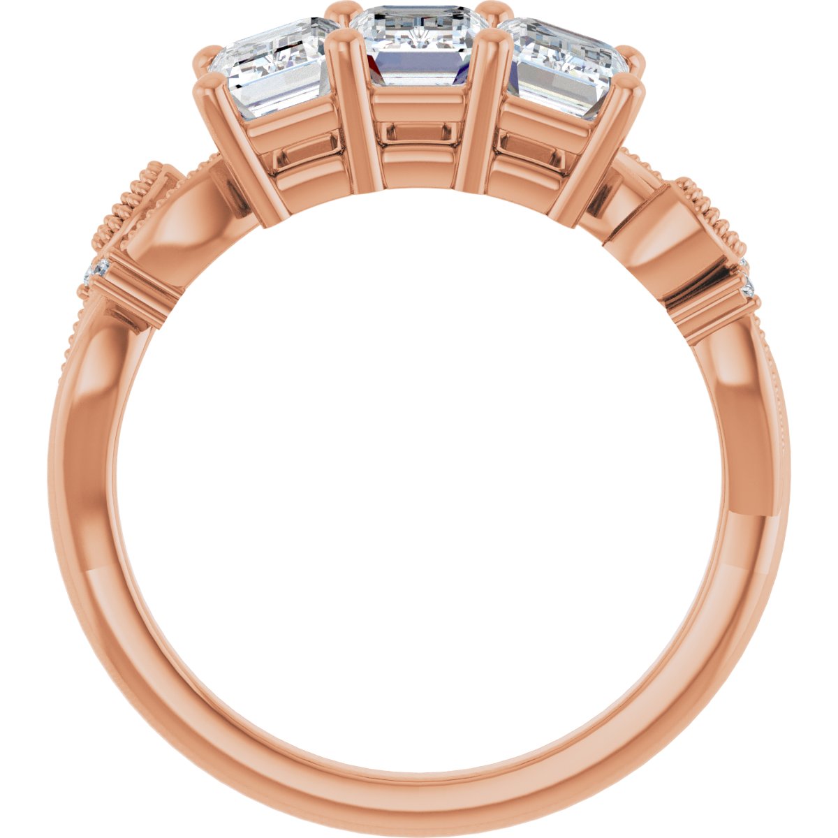 Three-Stone Anniversary Band