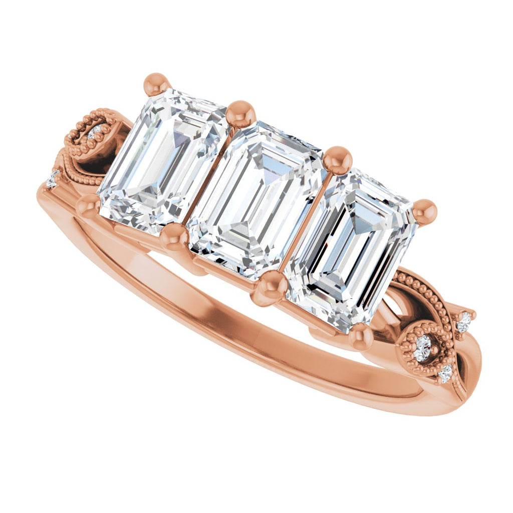 Three-Stone Anniversary Band