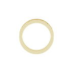 Milgrain Sculptural Flat Band