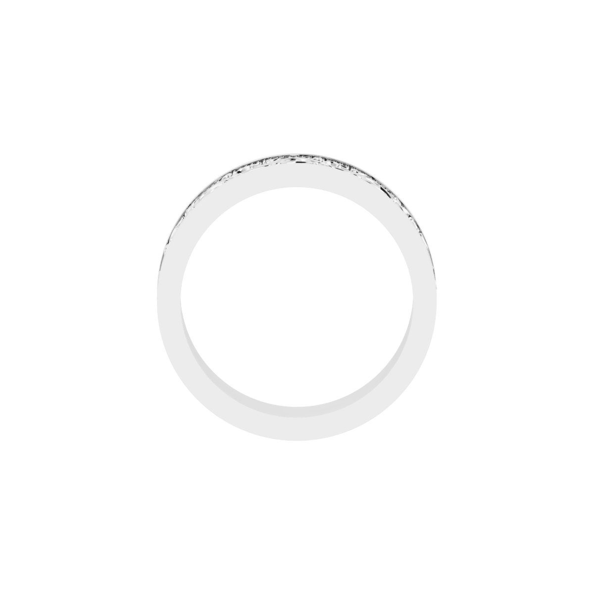 Milgrain Sculptural Flat Band