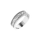 Milgrain Sculptural Flat Band