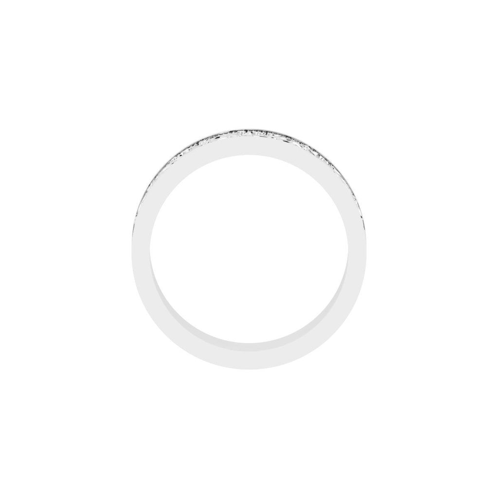 Milgrain Sculptural Flat Band