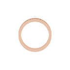 Milgrain Sculptural Flat Band