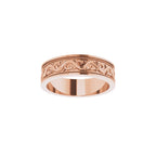 Milgrain Sculptural Flat Band