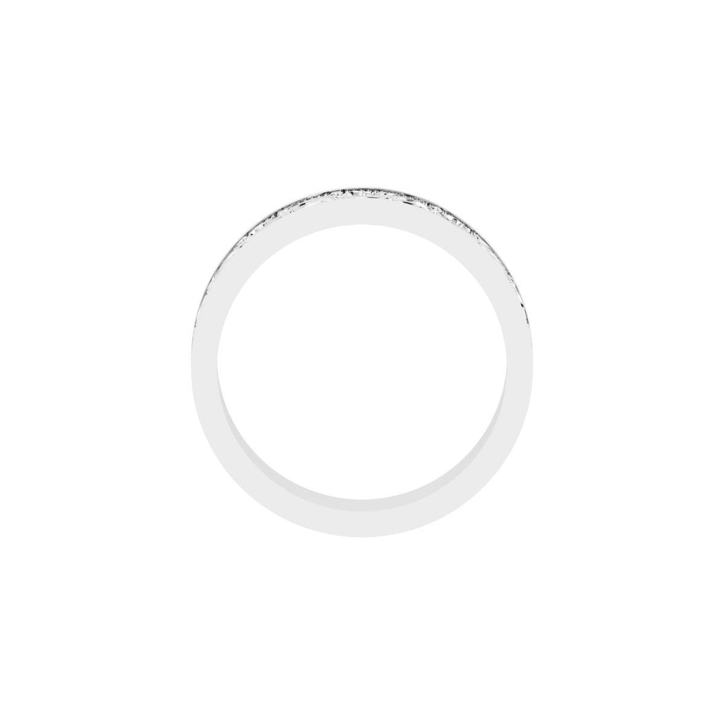 Milgrain Sculptural Flat Band