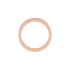 Milgrain Sculptural Flat Band